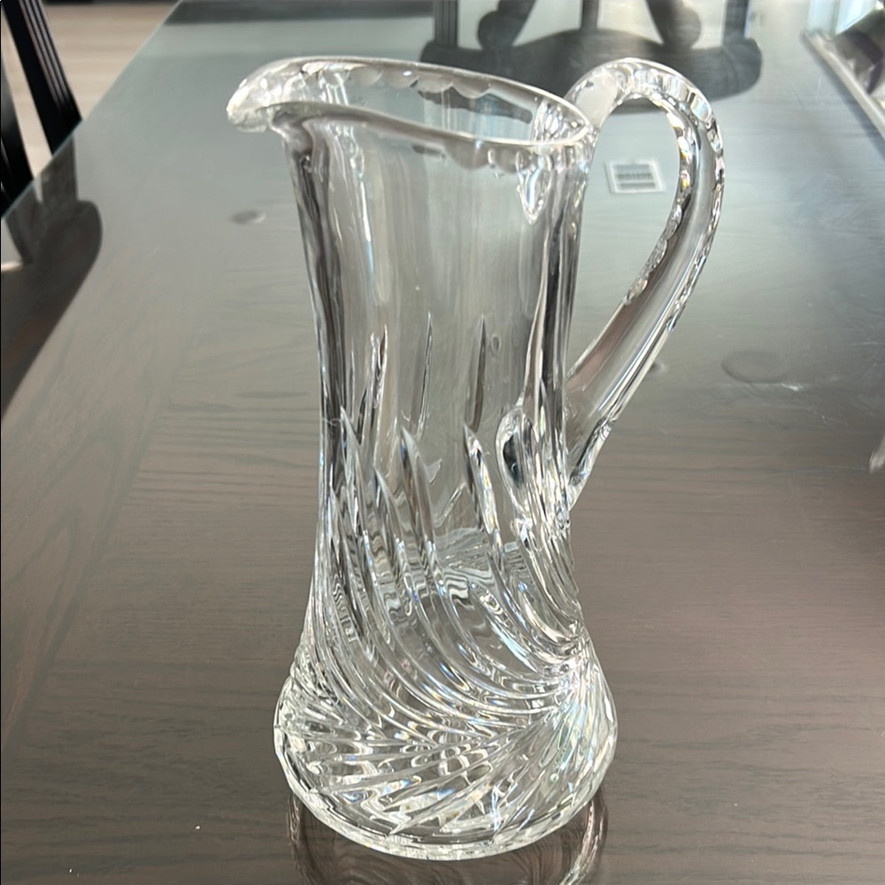 Elegant Clear Glass Pitcher